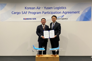 Korean Air and Yusen Logistics SAF agreement
